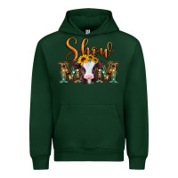 Forest Green show mom baby cow Urban Hoodie - Jasminsmagicworld