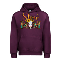 Mauve Wine show mom baby cow Urban Hoodie - Jasminsmagicworld