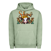 Pigment Oil Green show mom baby cow Urban Hoodie - Jasminsmagicworld