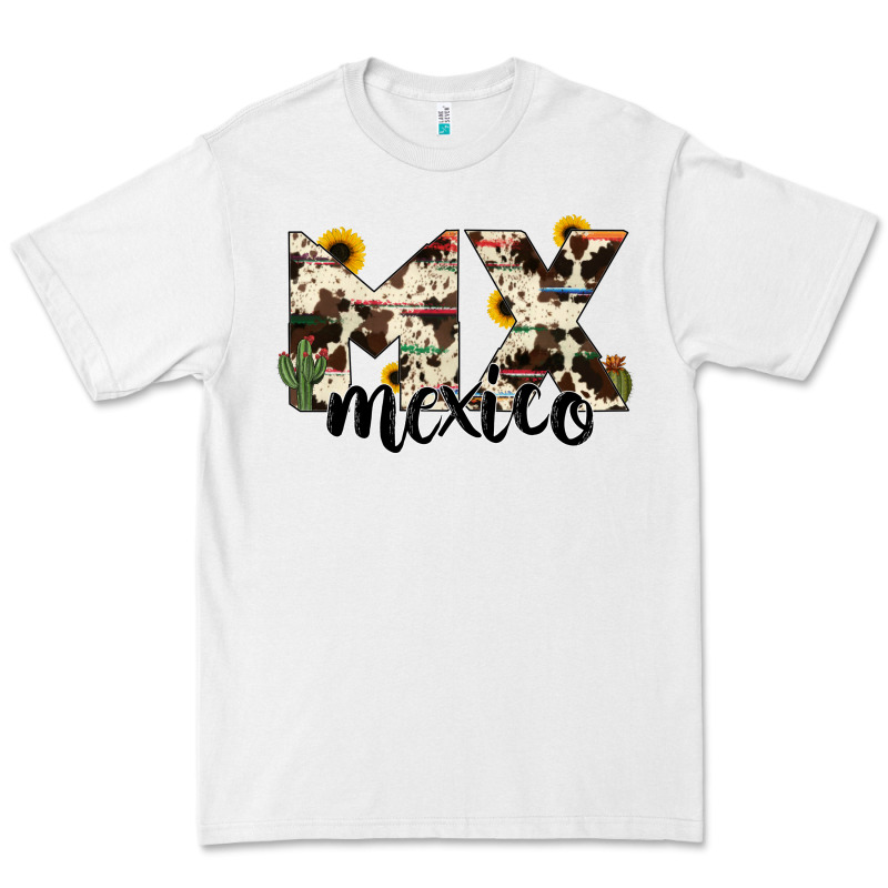 Mexico State Cowhide Serape Cactus Premium Tee by RanaPortraitStore | Teevron