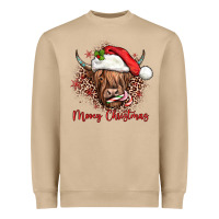 Mushroom mooey christmas cow Heavyweight Sweatshirt - JahusDesignShop