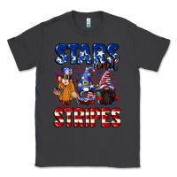Smoke Stars and stripes gnomes 4th of july Classic Tee - CowGirlArtShop