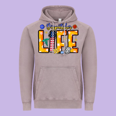 Name Tribute To First Responder Dispatchers Vintage Hoodie Designed By Cowhidedigitalart
