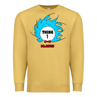 Antique Gold thing 1 Premium Sweatshirt - linhVisuals