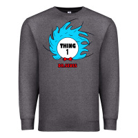 Charcoal Heather thing 1 Premium Sweatshirt - linhVisuals