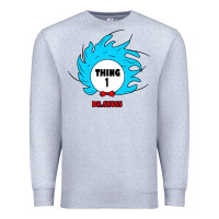 Heather Grey thing 1 Premium Sweatshirt - linhVisuals