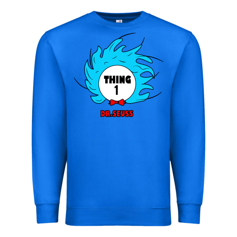 Thing 1 Premium Sweatshirt by linhVisuals | Teevron