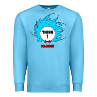 Ocean Blue thing 1 Premium Sweatshirt - linhVisuals