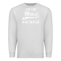 Dove Grey im the oldest i make the rules siblings family Premium Sweatshirt - linhVisuals