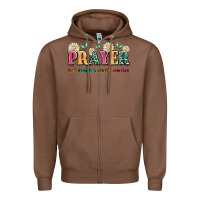 Chestnut prayer the strongest wireless connection Zipper Hoodie - JahusDesignShop