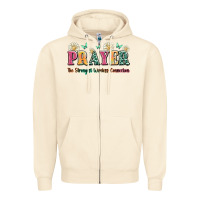 Sandshell prayer the strongest wireless connection Zipper Hoodie - JahusDesignShop