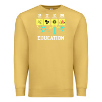 Antique Gold stem education science tech engineering maths Premium Sweatshirt - linhVisuals