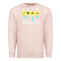 Pale Pink stem education science tech engineering maths Premium Sweatshirt - linhVisuals