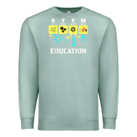 Seafoam stem education science tech engineering maths Premium Sweatshirt - linhVisuals