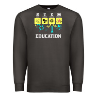 Smoke stem education science tech engineering maths Premium Sweatshirt - linhVisuals