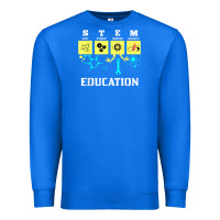 True Royal stem education science tech engineering maths Premium Sweatshirt - linhVisuals