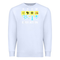 White stem education science tech engineering maths Premium Sweatshirt - linhVisuals