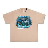 Burro merry and bright Urban Heavy Tee - FaDigitalArtStudio