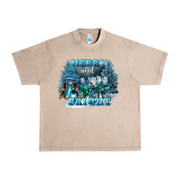 French Oak merry and bright Urban Heavy Tee - FaDigitalArtStudio