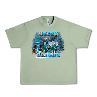 Oil Green merry and bright Urban Heavy Tee - FaDigitalArtStudio