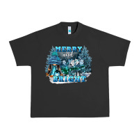 Pigment Black merry and bright Urban Heavy Tee - FaDigitalArtStudio