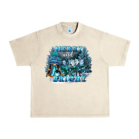 Sandshell merry and bright Urban Heavy Tee - FaDigitalArtStudio