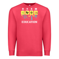 Cardinal stem education science tech engineering maths Premium Sweatshirt - linhVisuals