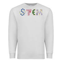 Dove Grey stem science Premium Sweatshirt - linhVisuals