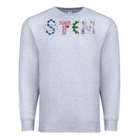 Heather Grey stem science Premium Sweatshirt - linhVisuals