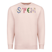 Pale Pink stem science Premium Sweatshirt - linhVisuals