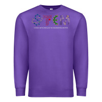 Purple stem science Premium Sweatshirt - linhVisuals