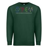 Sports Green stem science Premium Sweatshirt - linhVisuals