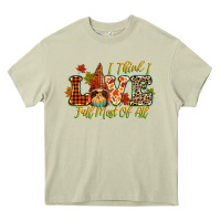 Mossy i think i love fall most of all Heavy Core Tee - CowGirlArtShop