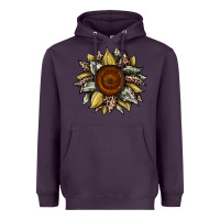 Plum sunflower camouflage and leopard 2 Heavyweight Hoodie - JahusDesignShop