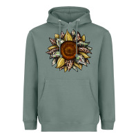 Sage sunflower camouflage and leopard 2 Heavyweight Hoodie - JahusDesignShop