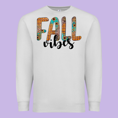 Fall Vibes Premium Sweatshirt Designed By Jahusdesignshop