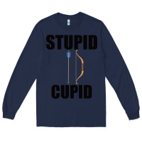 Navy Stupid Cupid Long Sleeve Tee - Bettercallsaul