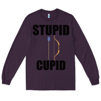 Plum Stupid Cupid Long Sleeve Tee - Bettercallsaul