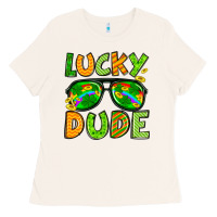 Bone St. Patrick's Lucky dude Ladies Tee - OliviaCreatesArt