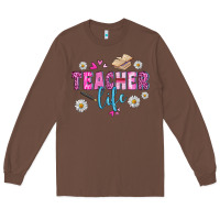 Chestnut teacher life Long Sleeve Tee - BundleAndBundleShop