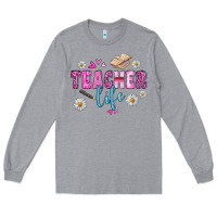 Heather Grey teacher life Long Sleeve Tee - BundleAndBundleShop