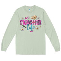 Matcha teacher life Long Sleeve Tee - BundleAndBundleShop
