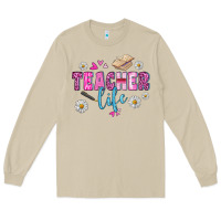 Mushroom teacher life Long Sleeve Tee - BundleAndBundleShop