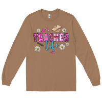 Toasted Coconut teacher life Long Sleeve Tee - BundleAndBundleShop