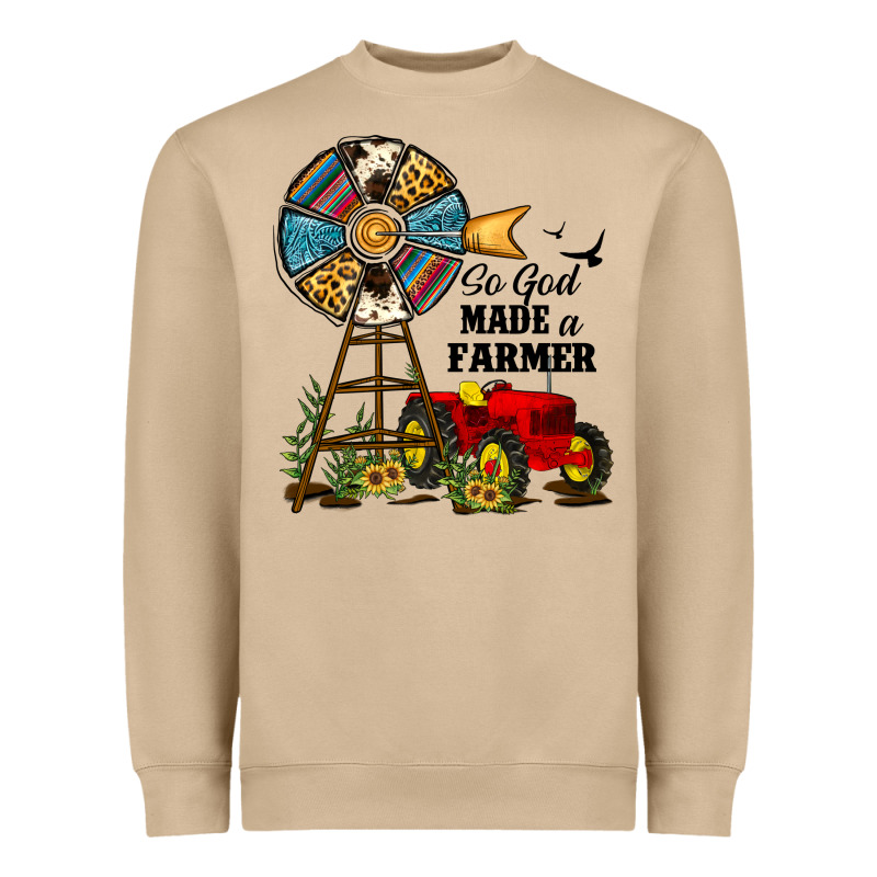 So God Made A Farmer Heavyweight Sweatshirt by JahusDesignShop | Teevron