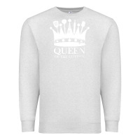 Oatmeal Heather kitchen queen cooking baking cook chef mom Premium Sweatshirt - linhVisuals