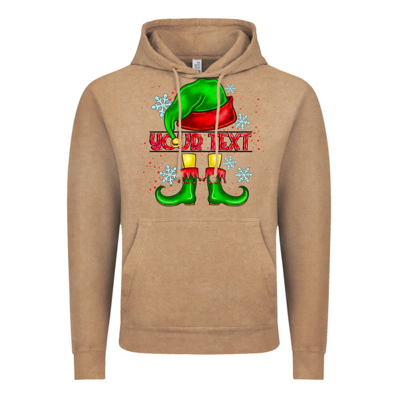 Elf Your Text Vintage Hoodie by CowhideDigitalArt | Teevron