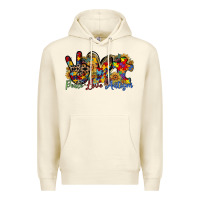 Sandshell peace love autism Premium Hoodie - RacoonDesign