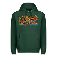Sports Green peace love autism Premium Hoodie - RacoonDesign