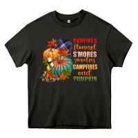 Asphalt bonfires flannels smores campfires and pu Heavy Core Tee - CowGirlArtShop